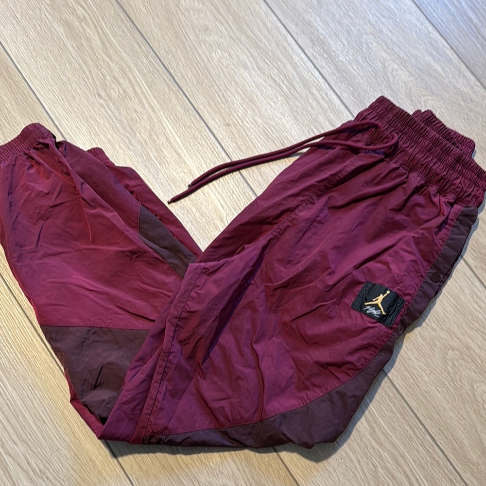 Nike Air Jordan Burgundy Pants| Y2K
